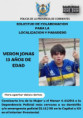 Buscan a un niño de 13 años que se escapó del Hospital Pediátrico